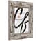 Craig Frames Hatteras XL Barndoor Brown Picture Frame